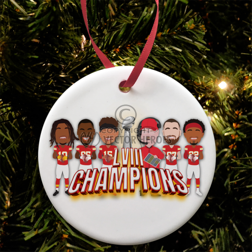 Chiefs Champions LVIII 2023-24 Christmas Tree Decoration Bauble