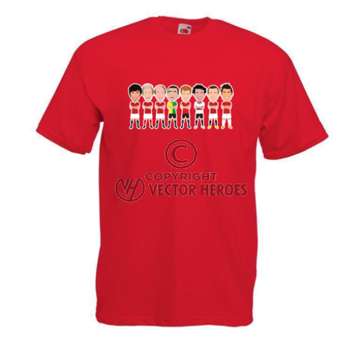 Man Utd Legends Red T-Shirt