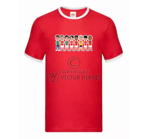 Forest Legends Red Contrast T-Shirt