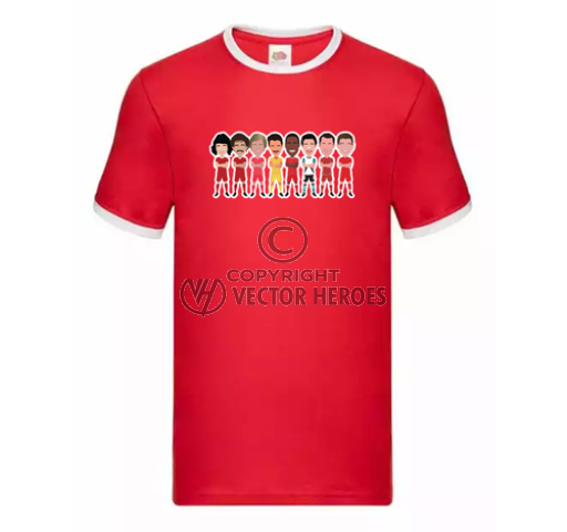 Liverpool Legends Red Contrast T-Shirt