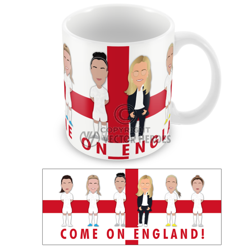 England Ladies Mug Euros 2022