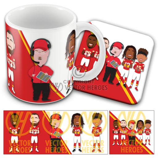 chiefs mug coaster
