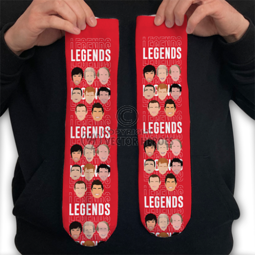 man utd legends socks