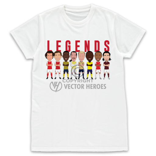 Arsenal Legends White T-Shirt