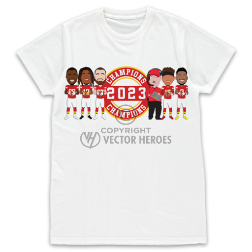 Chiefs Champions 2022-23 White T-Shirt