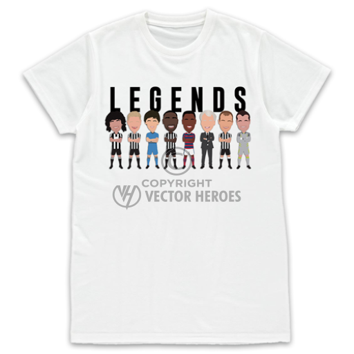 Newcastle Legends White T-Shirt