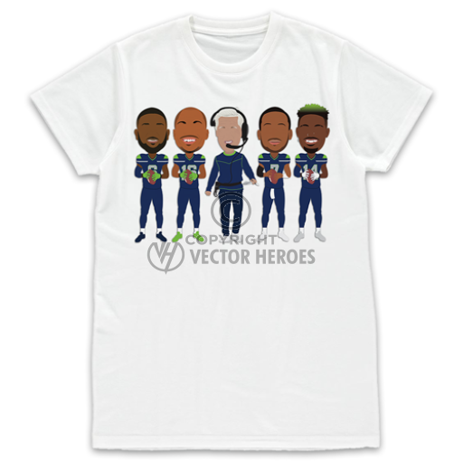Seahawks 2022-23 White T-Shirt