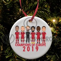 Liverpool Champions Of Europe 2019 Christmas Tree Decoration