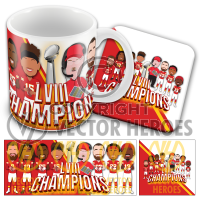 Chiefs Champions Mug & Coaster Set 2023-2024 LVIII