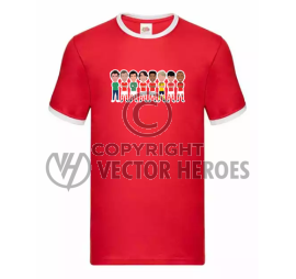 Forest Legends Red Contrast T-Shirt