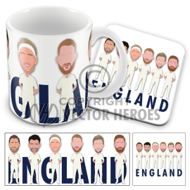 England Cricket mug coaster