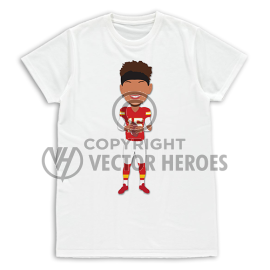 Patrick Mahomes White T-Shirt American Football