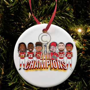 Chiefs Champions LVIII 2023-24 Christmas Tree Decoration Bauble
