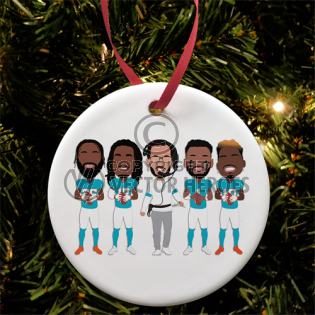 dolphins bauble
