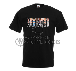 Newcastle Legends Black T-Shirt