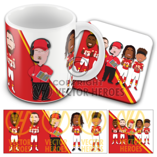chiefs mug coaster