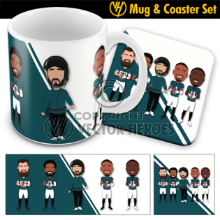 eagles mug coaster