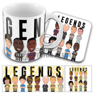 Newcastle Legends Mug & Coaster Set