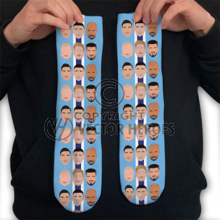 Man City 2022-2023 Printed Socks