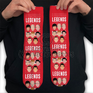 man utd legends socks
