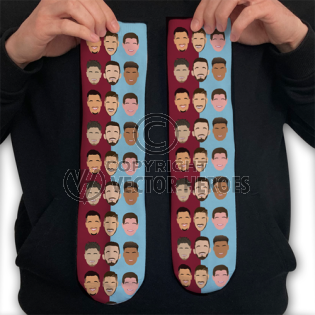 Aston Villa 2022-2023 Printed Socks