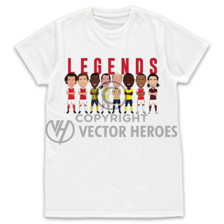 Arsenal Legends White T-Shirt