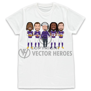 Vikings 2022-23 White T-Shirt Minnesota 