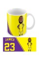 Lebron James Basketball LA Lakers Mug