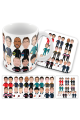 f1 mug coaster set